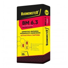 BudmonsteR BM 6.3 Штукатурка цементно-вапняна стартова машинна (25 кг)