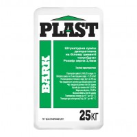 Plast Bark Декоративна штукатурка «Короїд» 2,5 мм, сірий цемент, 25 кг