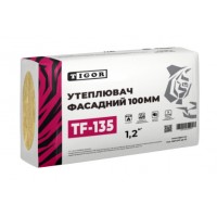 Базальтовий утеплювач TIGOR 135 кг/м³, 1000x600x100 мм, 1,2 м2/уп