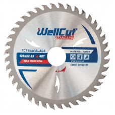 WellCut Standart Круг (диск) пильний по дереву 125x22, 2 мм 40Т