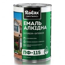 Rolax Эмаль ПФ-115 серебристая (0,9 кг)