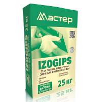 Майстер-Житомир Izogips Штукатурка гіпсова стартова (25 кг)