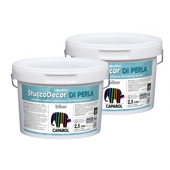 Caparol Capadecor Stucco Decor Di Perla Silber Шпаклевка с металлическим блеском и бархатистым эффектом для оформления внутренних поверхностей (2,5 л)