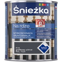 Снєжка Na Rdze R18 Грунт-емаль по іржі графітова напівматова (0,65 л)