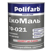 Polifarb ЭКО Грунтовка по металлу ГФ-021 серая (2,7 кг)