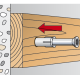 Дюбель Быстрый монтаж 10x100 мм грибок (50 шт)