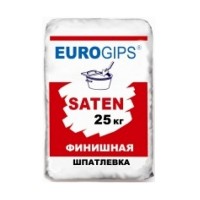 Eurogips Satengips шпаклівка гіпсова фініш (25 кг)